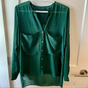 Zara sheer blouse